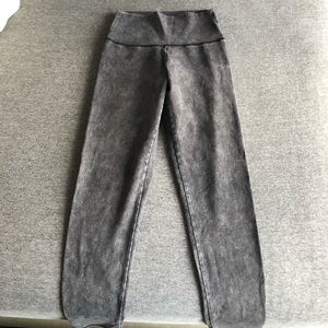 gray ae acid wash leggings